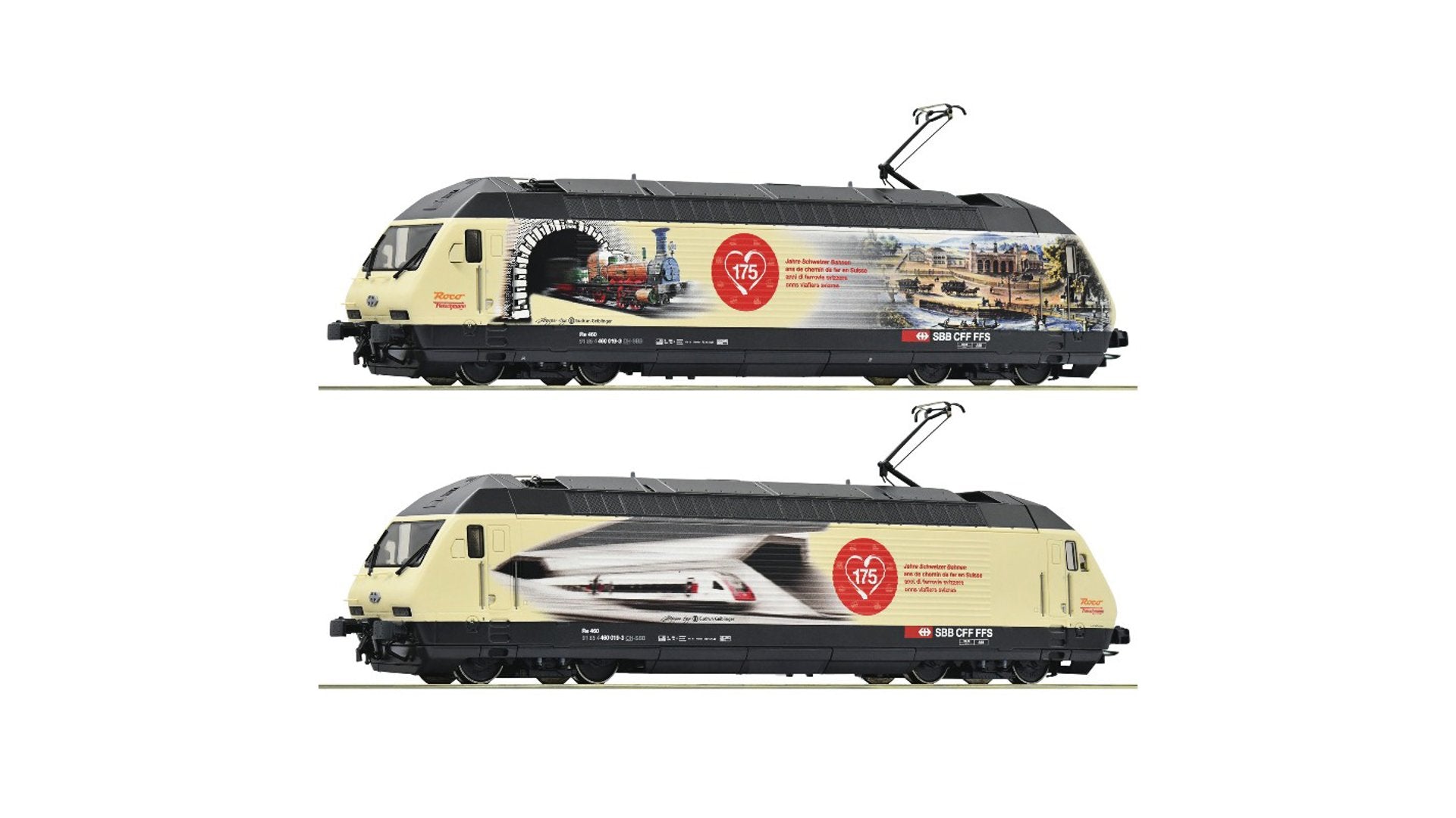 Roco 70678 Electric Locomotive 175 Years Edition SBB