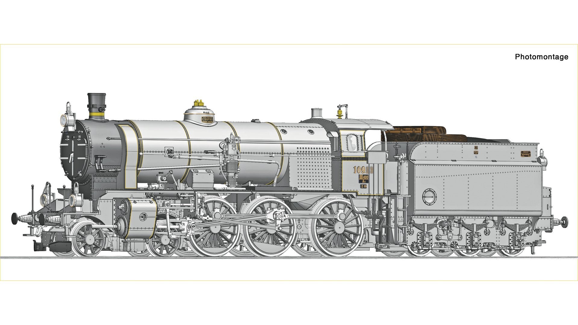 Roco R7100047 Steam locomotive Rh 109