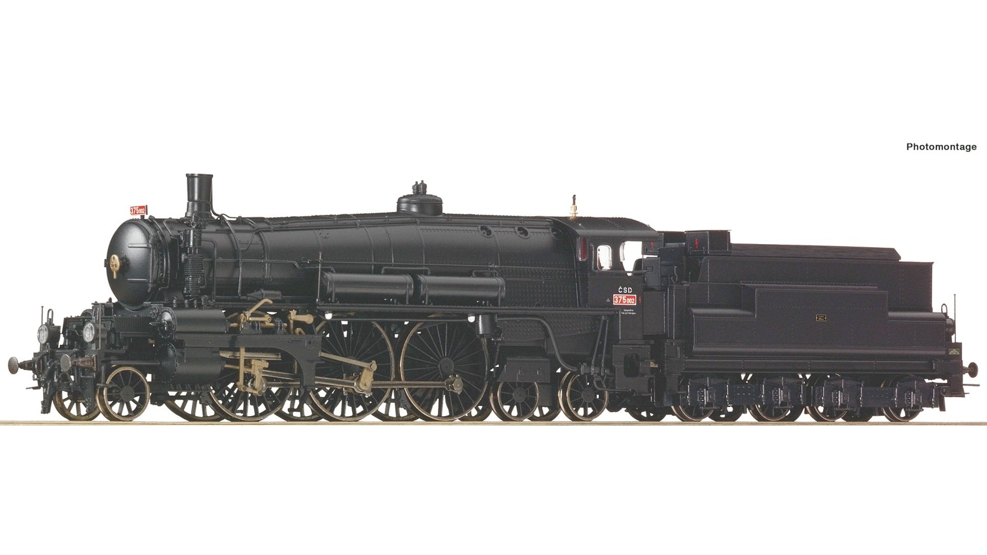 Roco 7110005 Steam Locomotive 375 002 CSD DCC