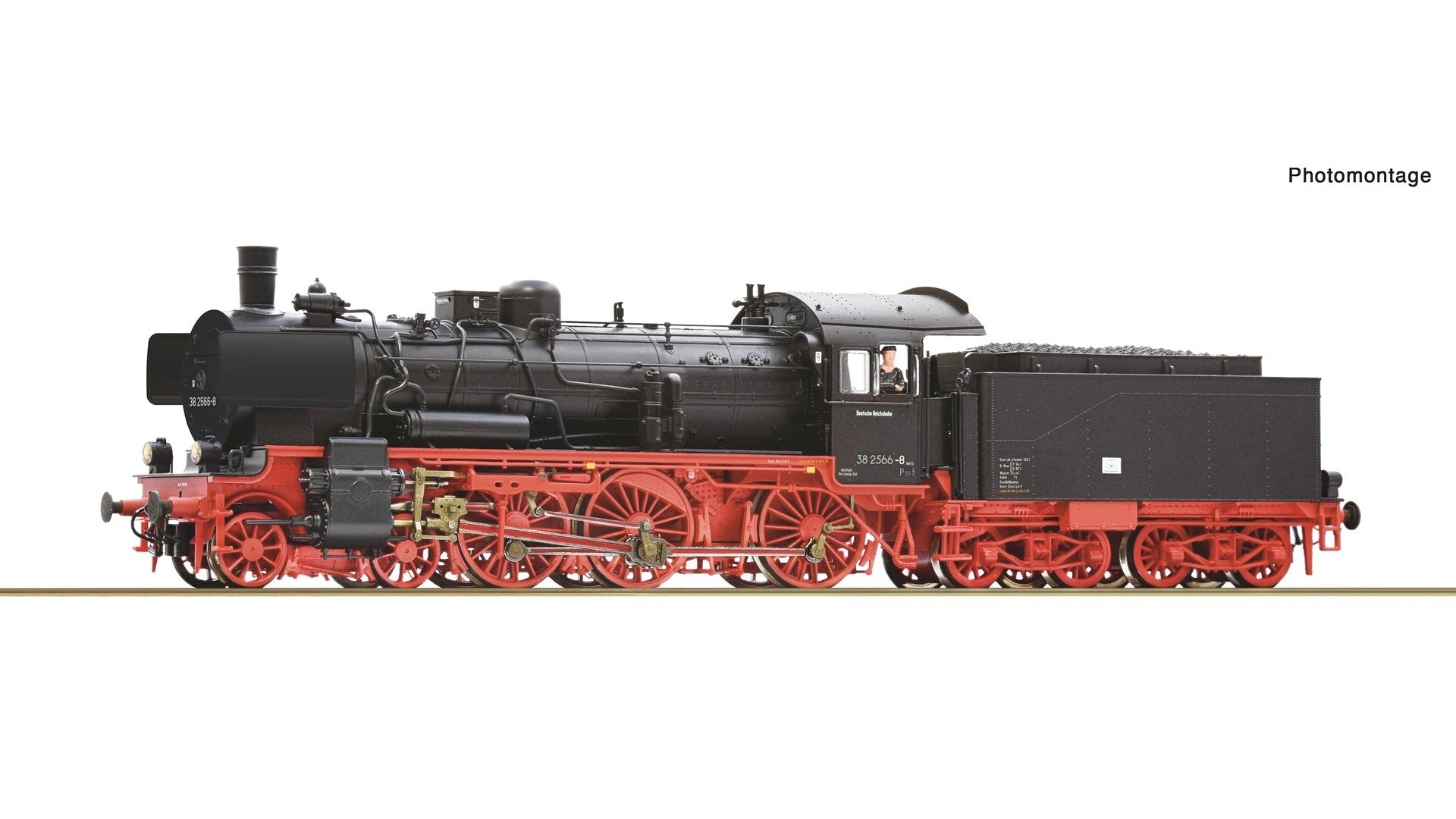 Roco R7120045 Steam locomotive 38 2566-8, DR