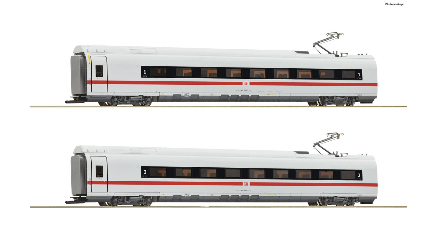 Roco 72096 2 piece set Intermediate Coaches class 407