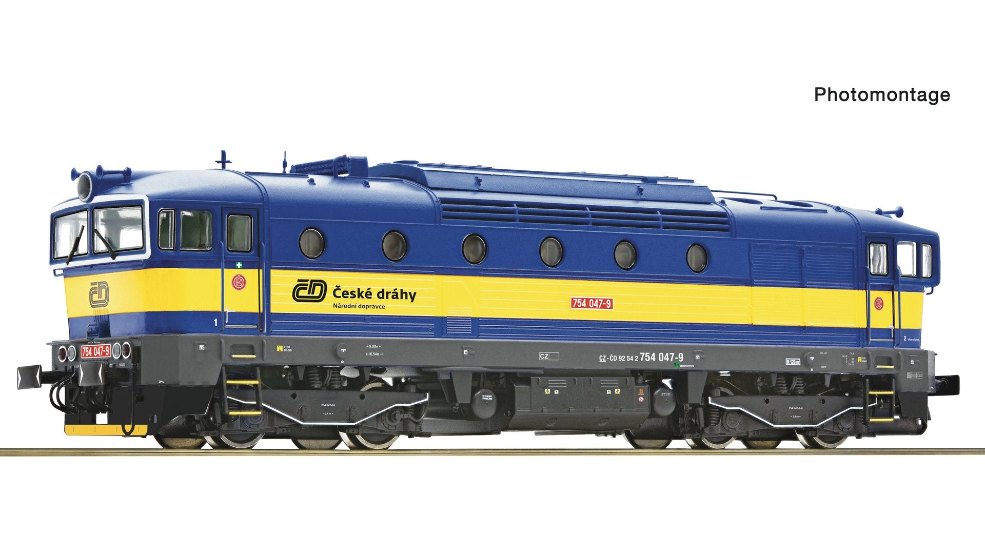 Roco R7300089 Diesel locomotive 754 047-9