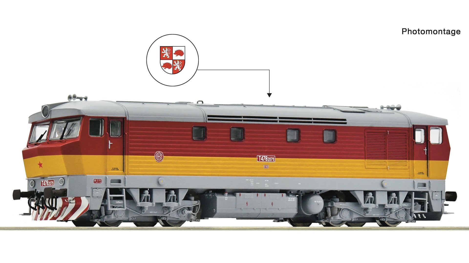 Roco R7300090 Diesel locomotive T 478 2079