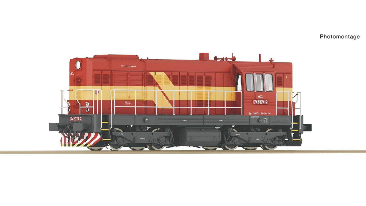 Roco 7310017 Diesel Locomotive 742 386-6 ZSSK Cargo DCC