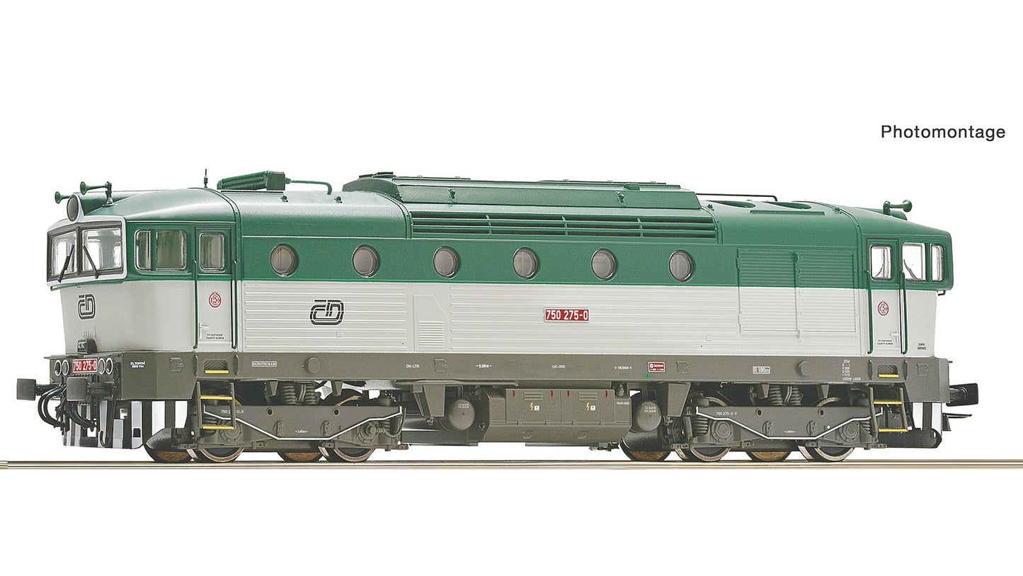 Roco 7310034 Diesel Locomotive 750 275-0 CD DCC