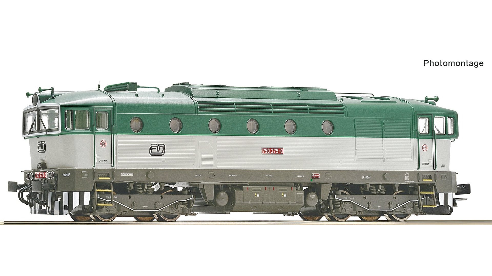 Roco 7310034 Diesel Locomotive 750 275-0 CD DCC