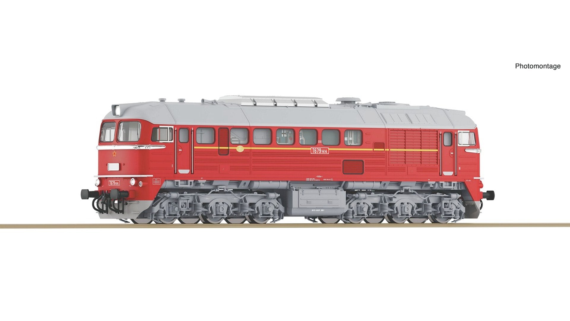 Roco 7310040 Diesel Locomotive T 679.1 CSD DCC