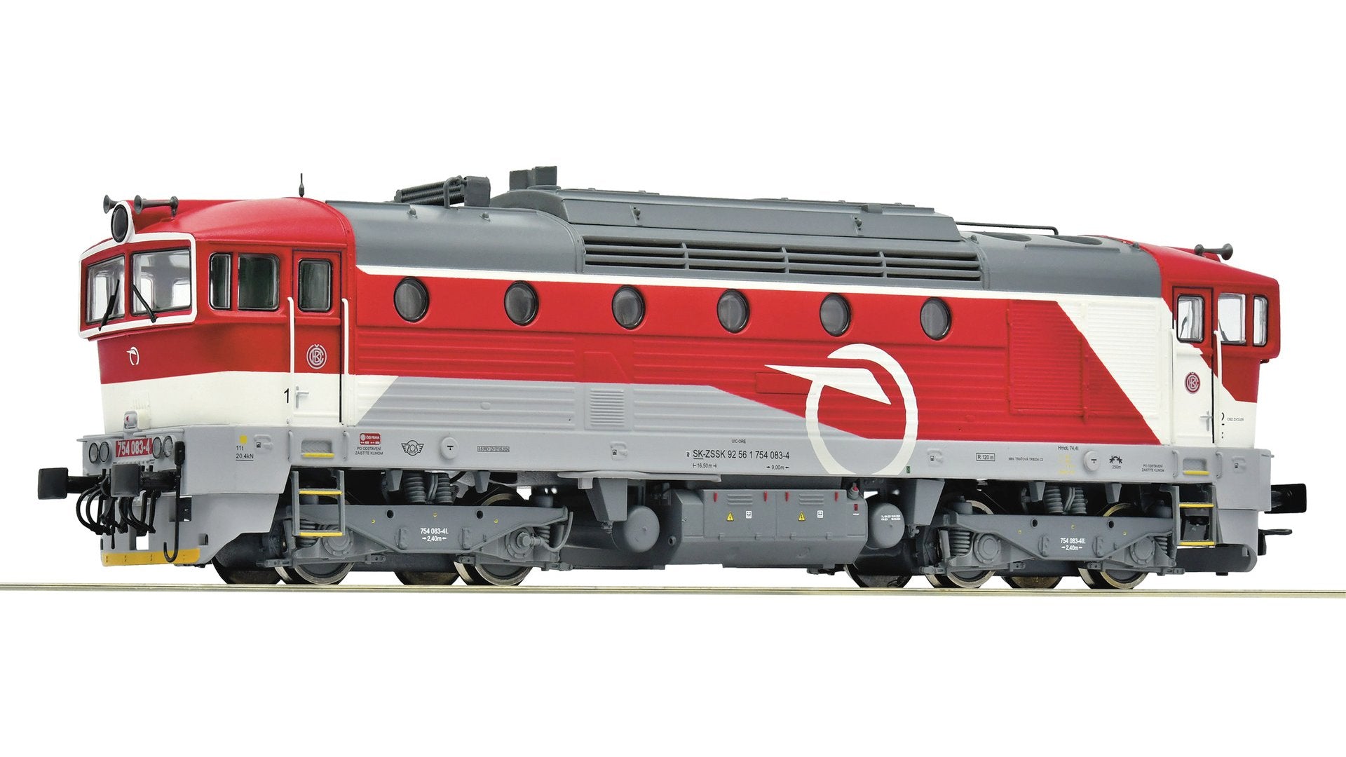 Roco R7310082 Diesel locomotive 754 083-4, ZSSK