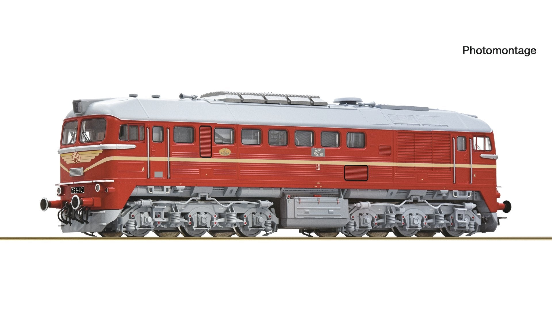 Roco R7310086 Diesel locomotive M62-901, GySEV