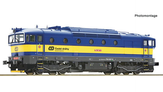 Roco R7310089 Diesel locomotive 754 047-9, CD
