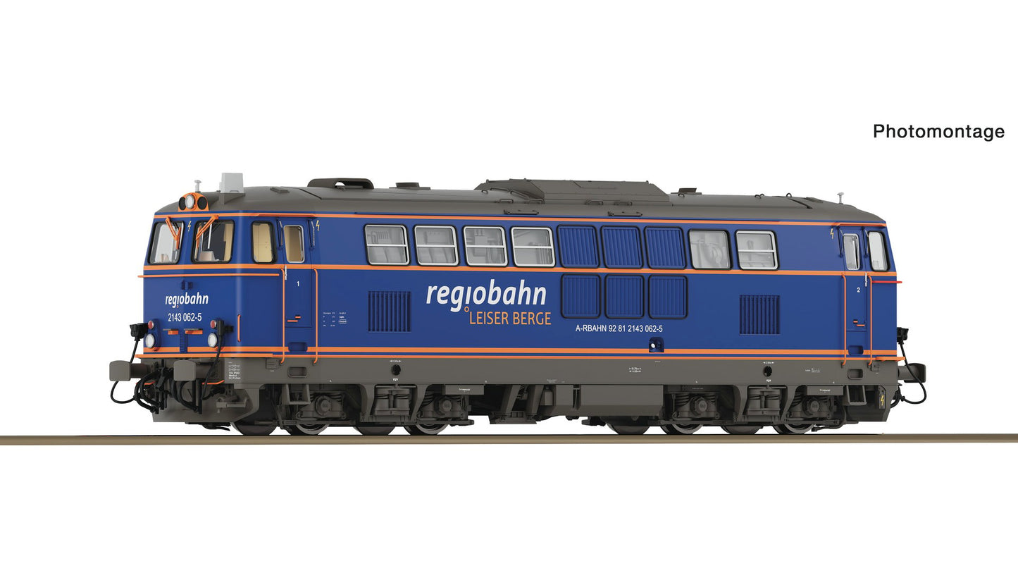 Roco R7320093 Diesel locomotive 2143 062-5, Regiobahn
