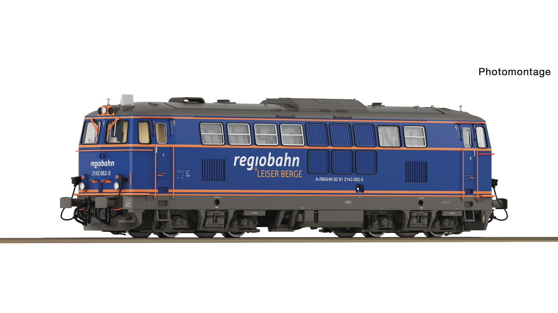 Roco R7320093 Diesel locomotive 2143 062-5, Regiobahn