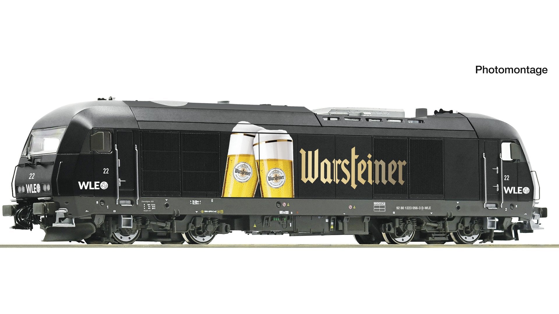 Roco R7320104 Diesel locomotive 22 "Warsteiner", WLE