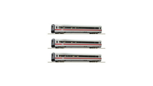 Roco 74029 3 piece set 2 Intermediate coaches ICE 1 DB AG