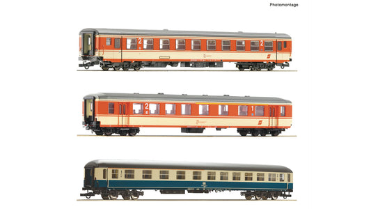 Roco 74051 3 piece set 1 Express train E 712