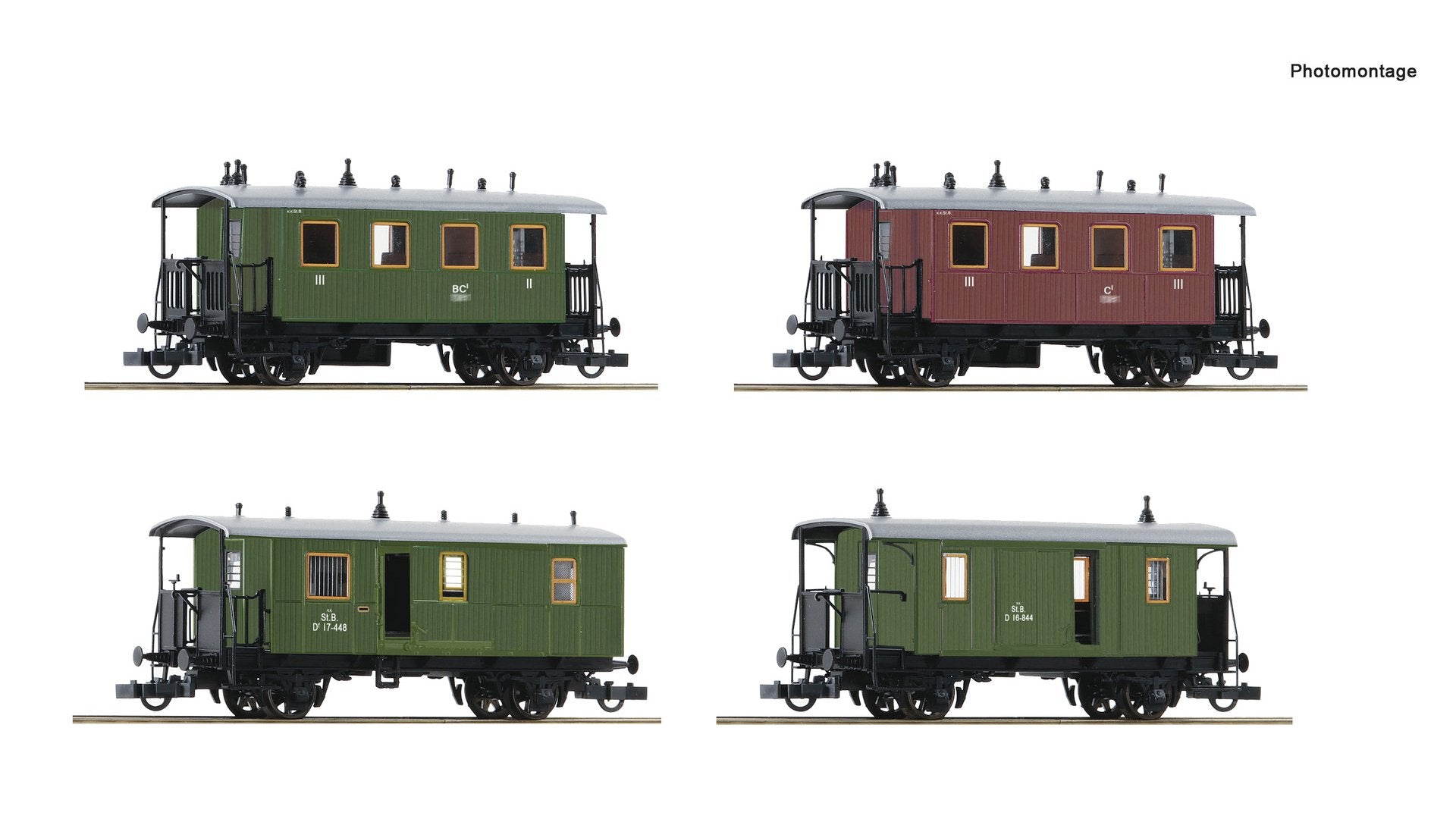 Roco 74062 4 piece set Passenger Train