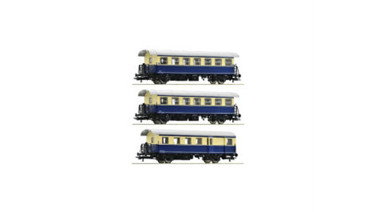 Roco 74192 3 piece set Ribbed wagons OBB