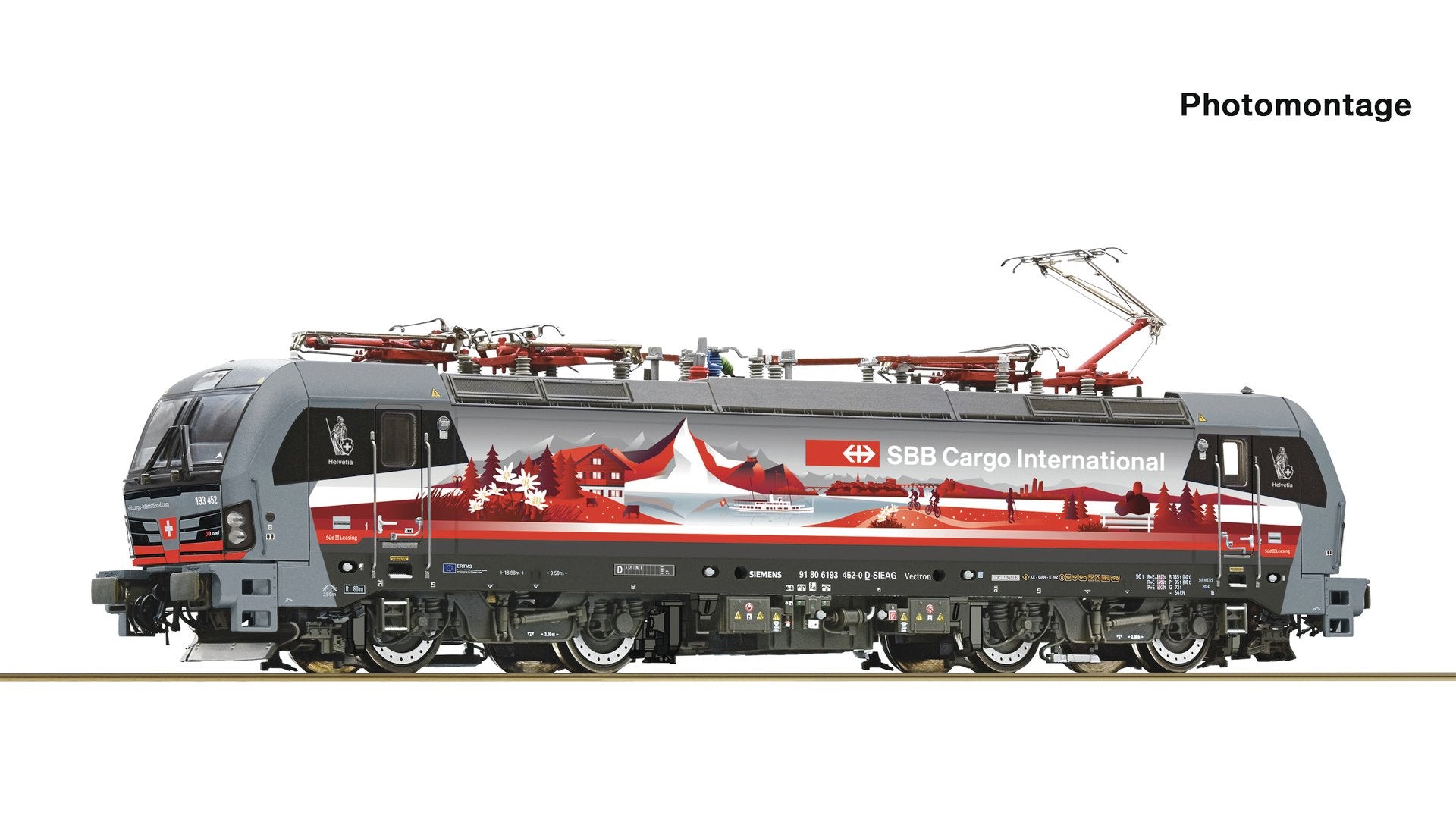 Roco R7500073 El.loco 193 452-0 SBB Cargo Suisse Pierc.