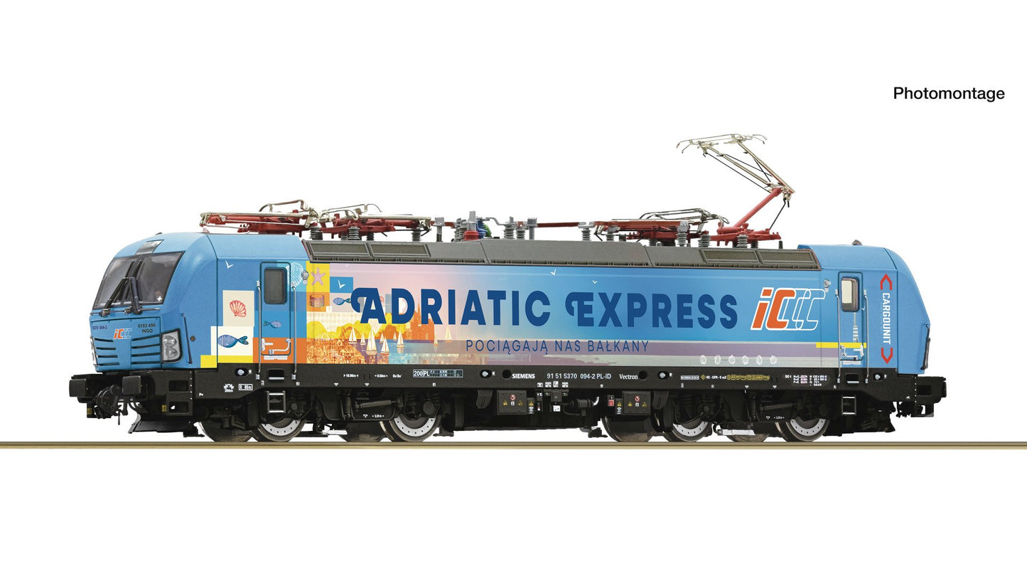 Roco R7510196 Electric locomotive 370 094-2 “Adriatic Express”, PKP IC