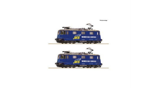 Roco 7520045 2 Piece Set Electric Locomotives 421 373-2 and 421 381-5 WRS AC