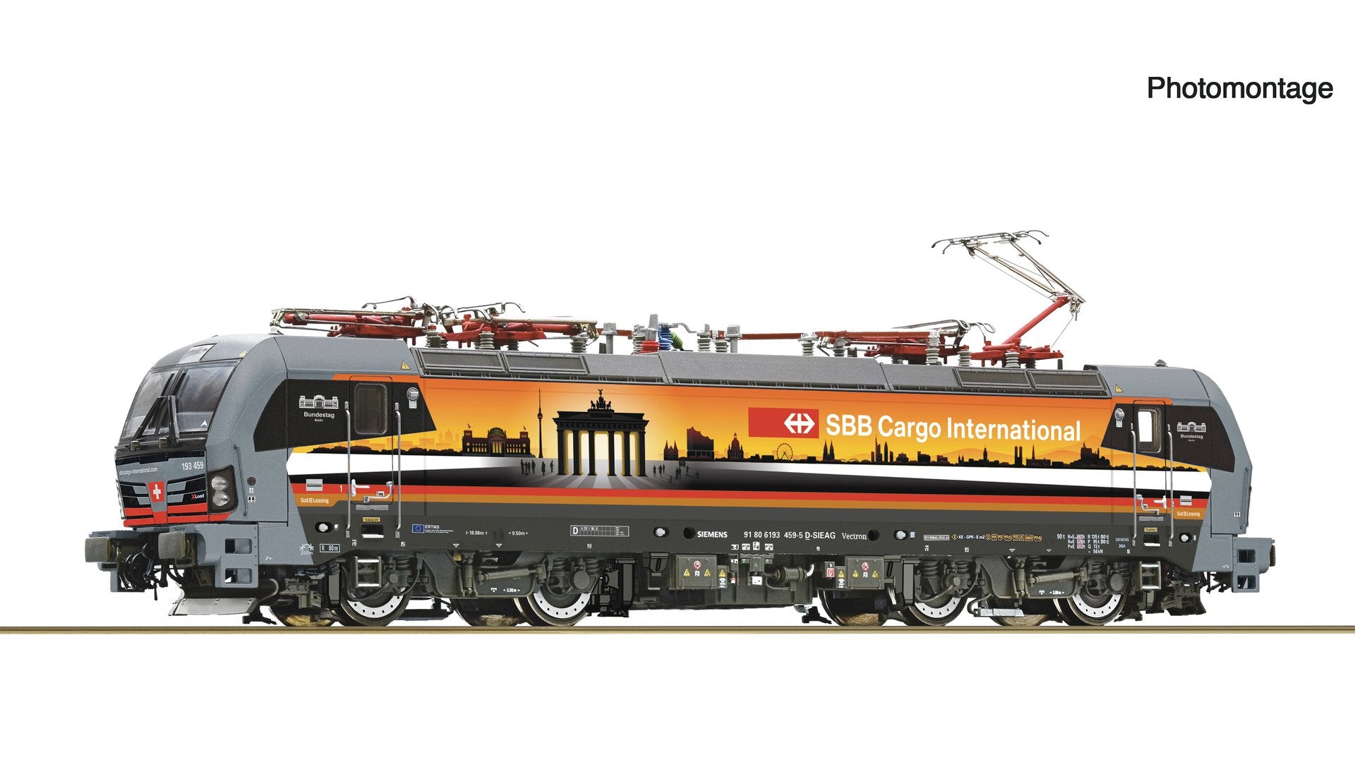 Roco R7520065 El.loco 193 459-5 SBB Cargo Ger.Pierc. AC-Snd.