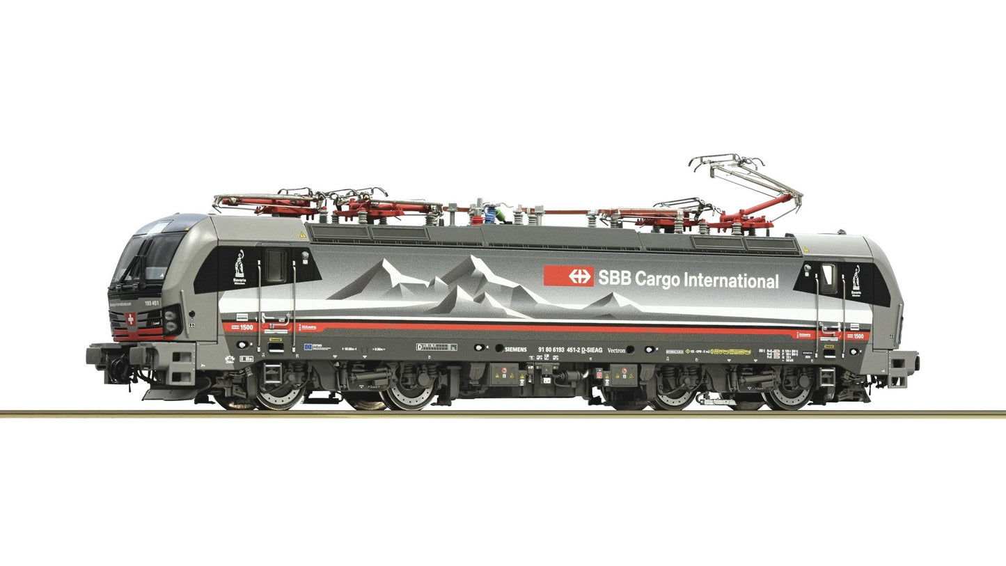 Roco 7520107 Electric Locomotive 193 451-2 Alppiercer 3 SBB Cargo International AC