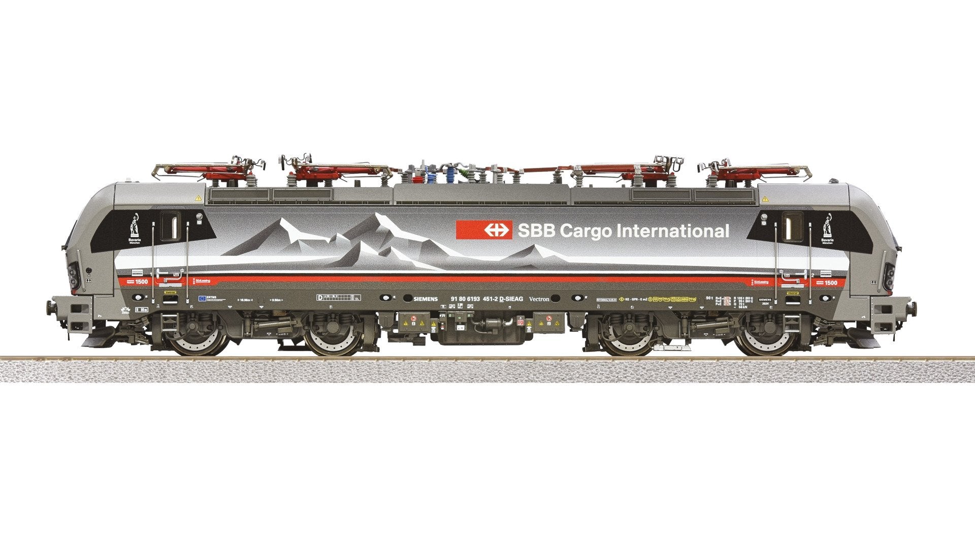 Roco 7520107 Electric Locomotive 193 451-2 Alppiercer 3 SBB Cargo International AC