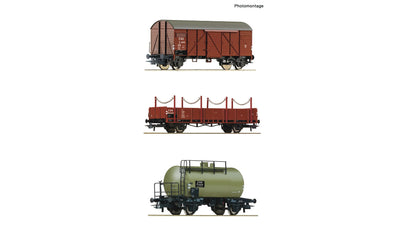 Roco 76018 3 piece set Goods Train