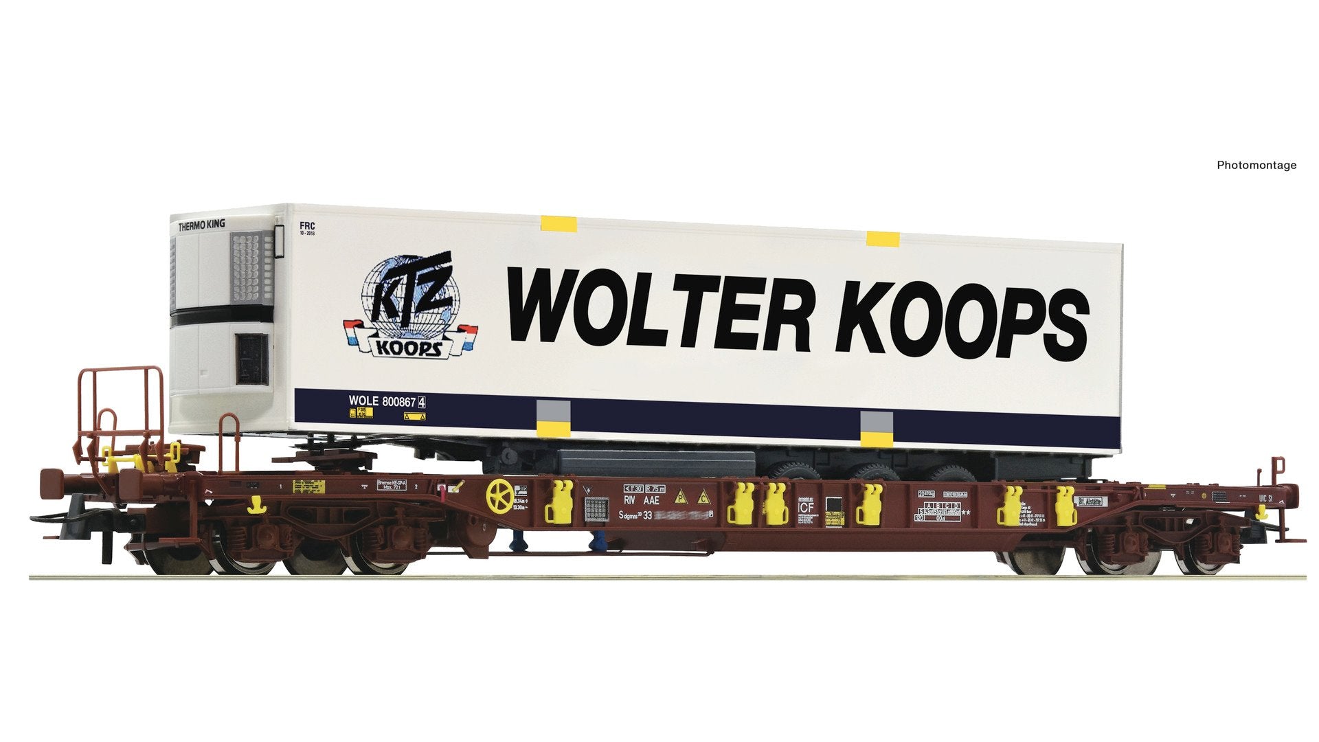Roco 76224 Pocket Wagon T3 + Wolter Koops Trailer
