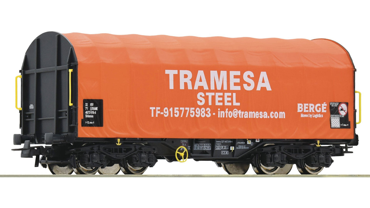 Roco 76439 Sliding Tarpaulin Wagon