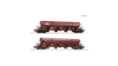 Roco 77036 2 Piece Set Swivel Roof Wagons DB DC