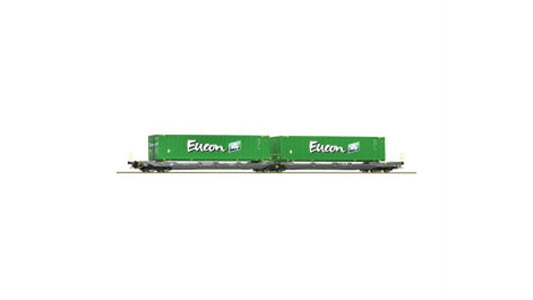 Roco 77398 Articulated double pocket wagon T3000e Eucon Cont