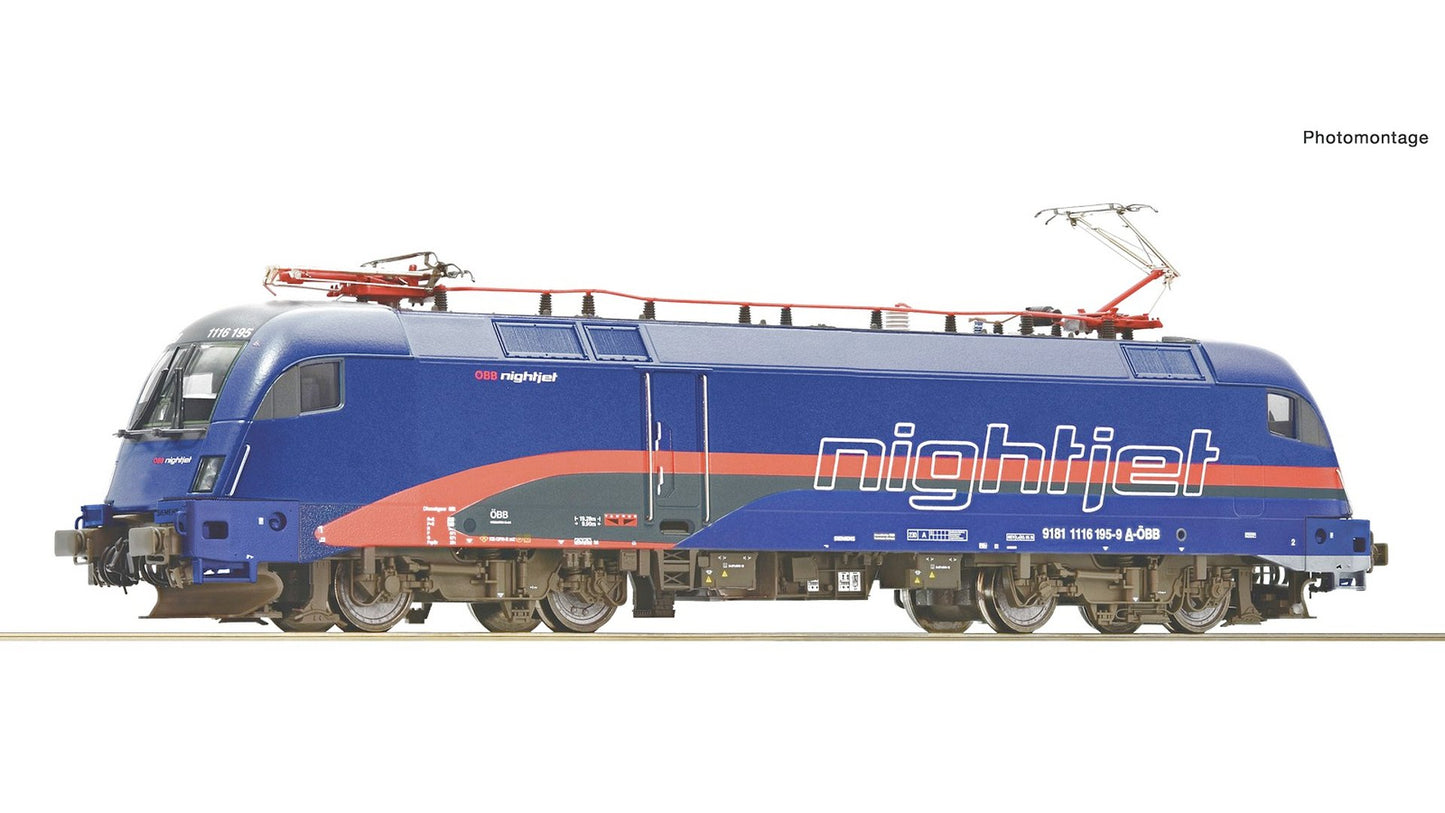 Roco 78496 Electric Locomotive 1116 195-9 Nightjet OBB AC