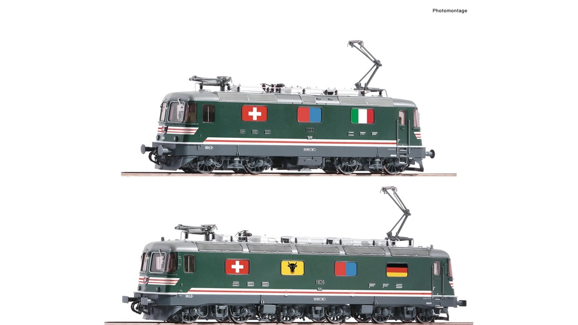 Roco 79415 Electric locomotive double traction Re 10 10 SBB – Micro ...