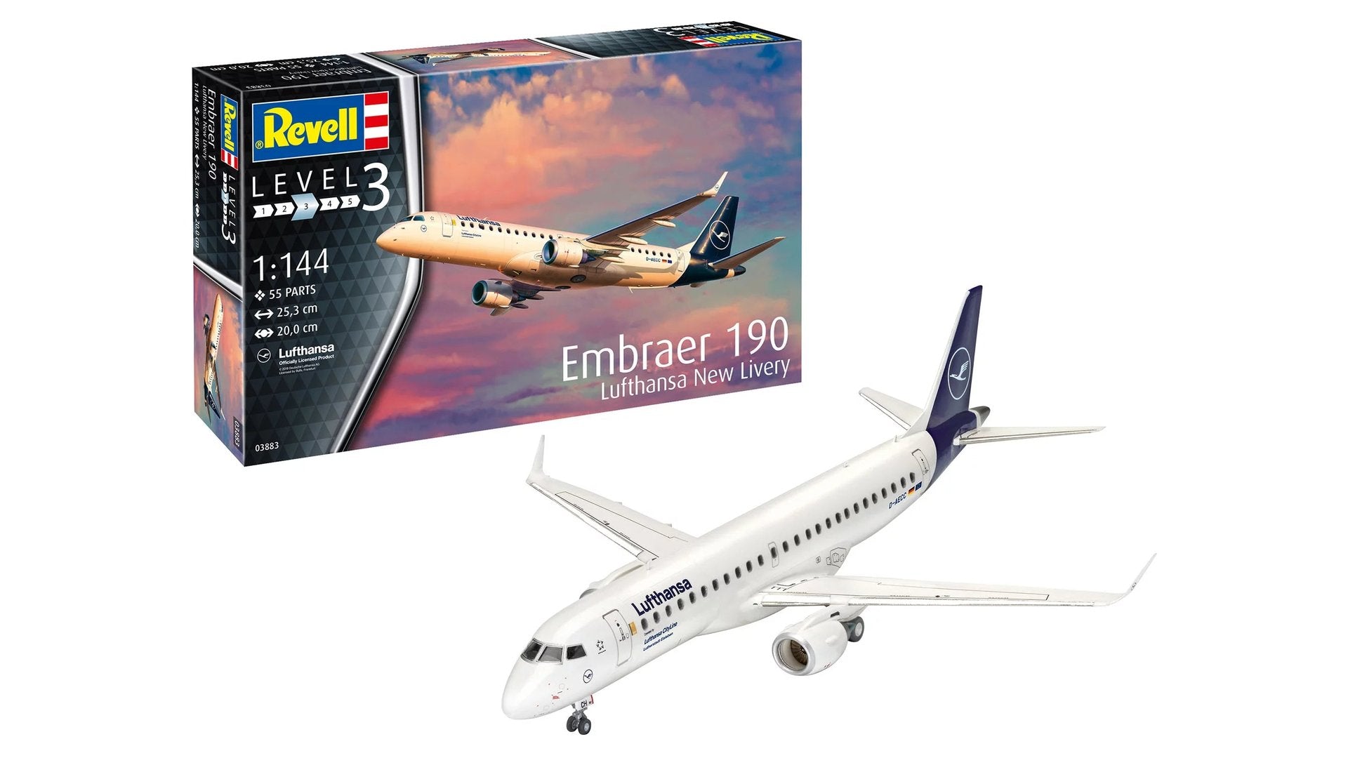 Revell 03883 Embraer 190 Lufthansa New Livery