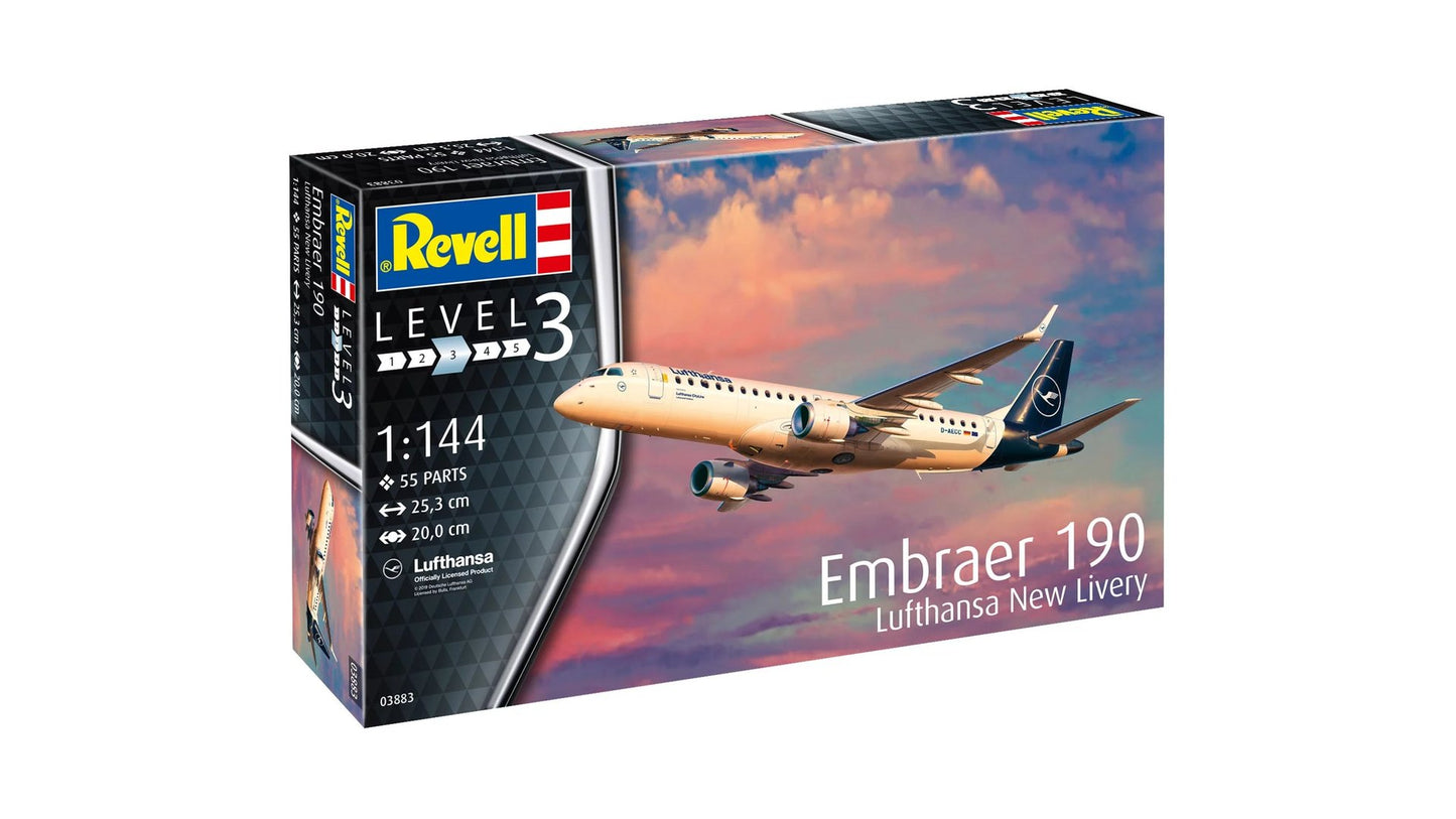 Revell 03883 Embraer 190 Lufthansa New Livery