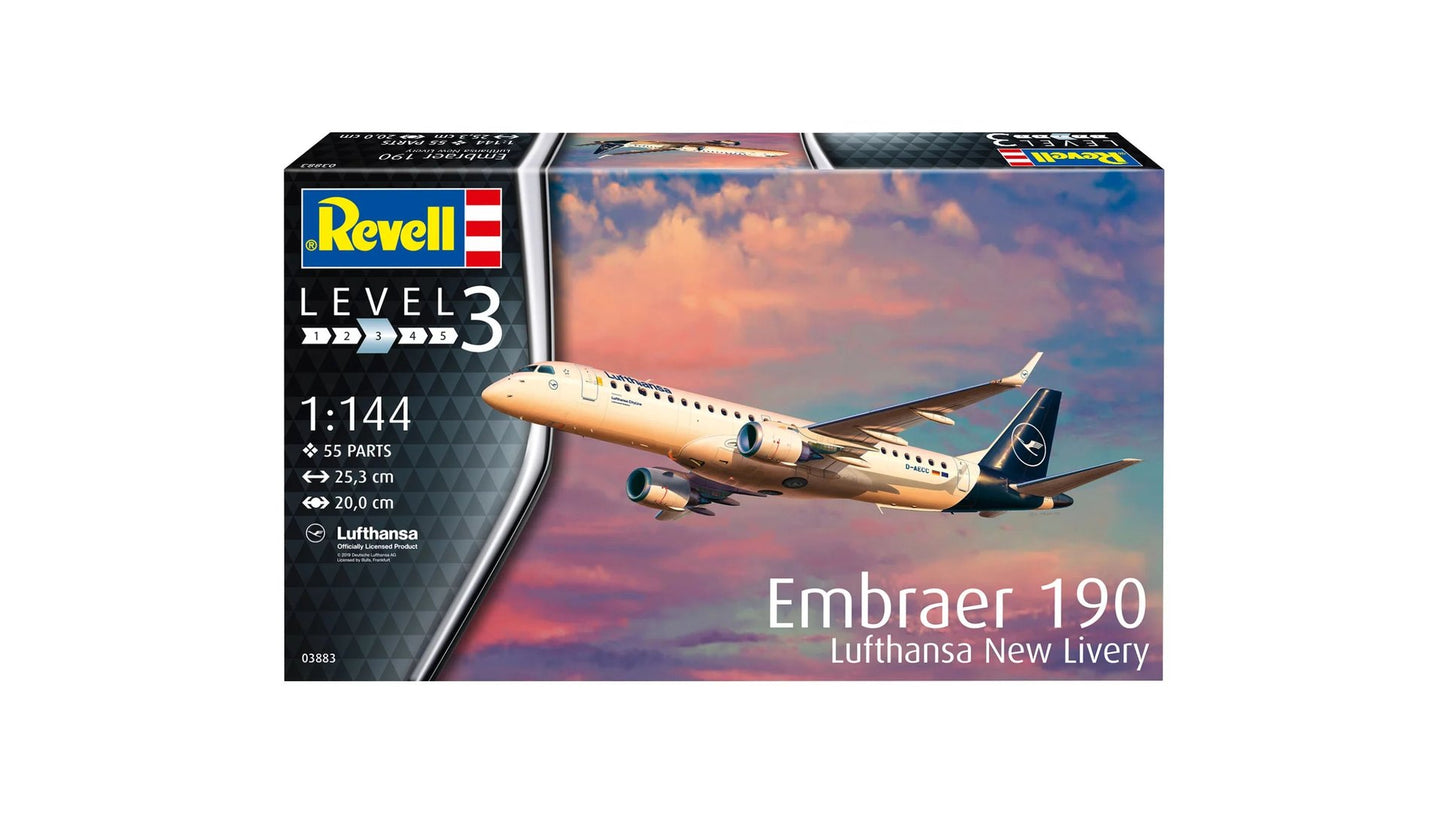Revell 03883 Embraer 190 Lufthansa New Livery