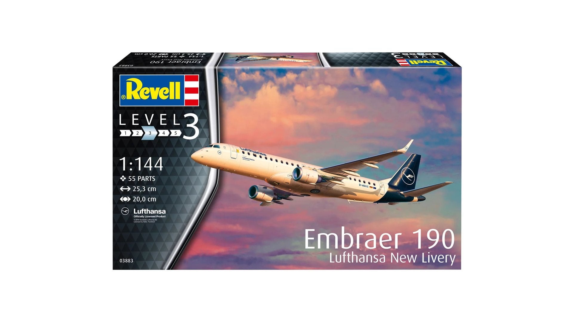 Revell 03883 Embraer 190 Lufthansa New Livery