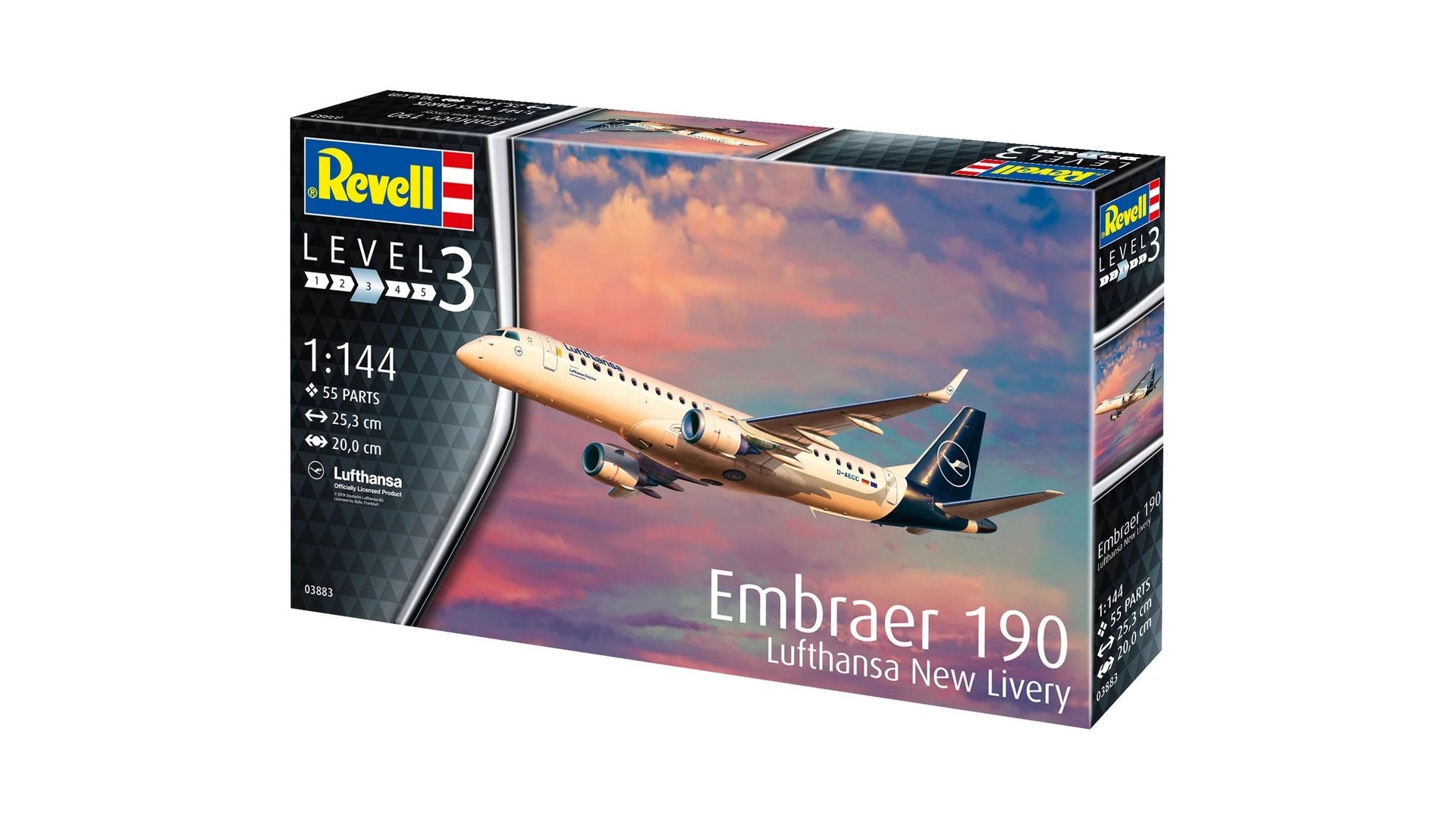 Revell 03883 Embraer 190 Lufthansa New Livery