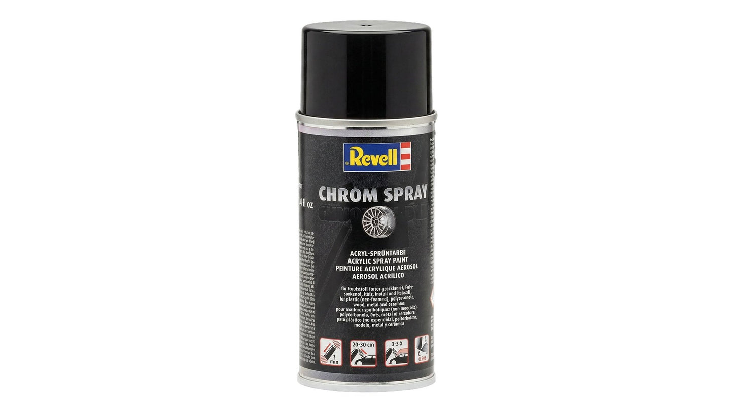 Revell 39628 Chrome Spray, 150 ml