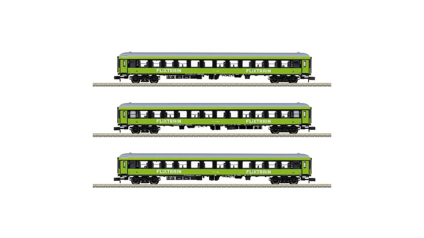 MiniTrix 15462 FlixTrain Express Train Passenger Car Set