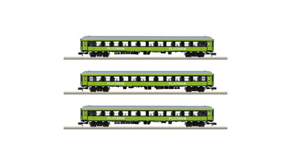 MiniTrix 15462 FlixTrain Express Train Passenger Car Set