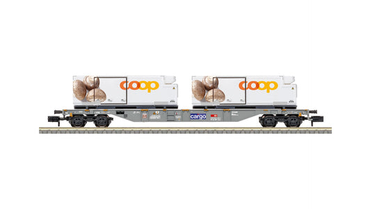 Minitrix T15496 “coop®” Container Transport Car