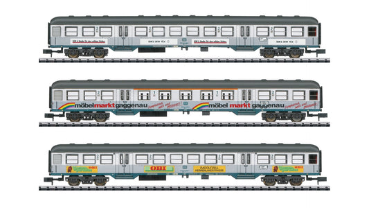MiniTrix 18213 Silberlinge / Silver Coins with Advertising Passenger Car Set