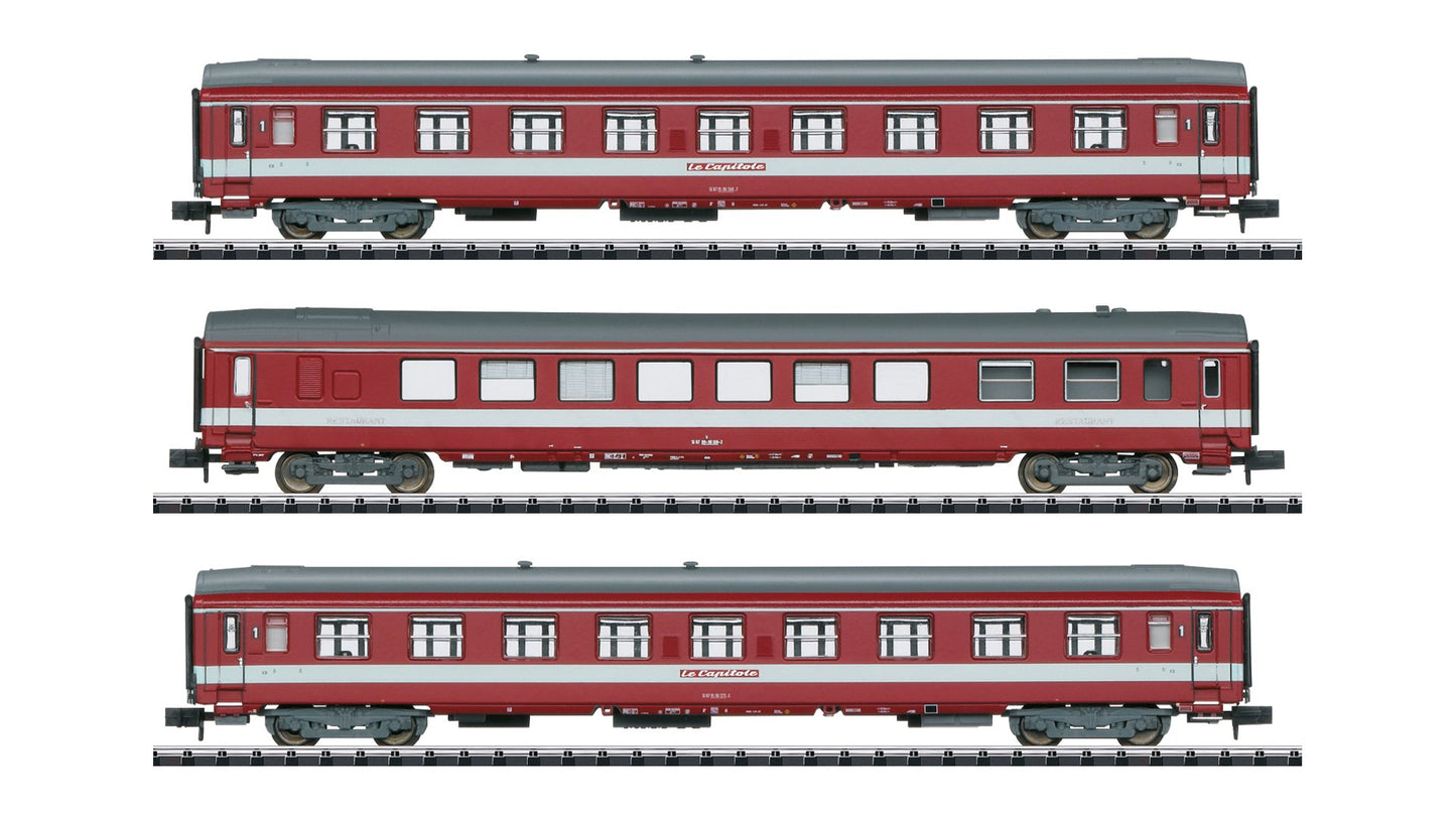 MiniTrix 18218 Le Capitole Express Train Passenger Car Set