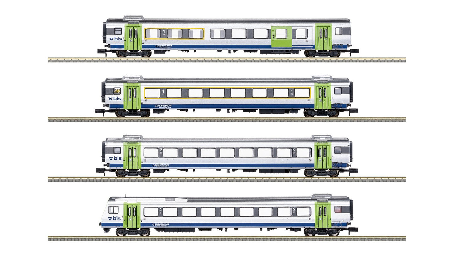 MiniTrix T18293 BLS Golden Pass Line Car Set
