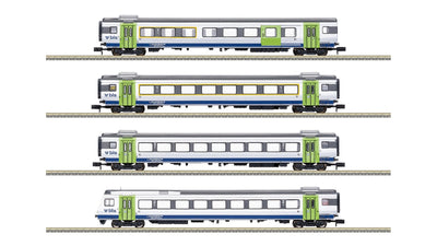 MiniTrix T18293 BLS Golden Pass Line Car Set