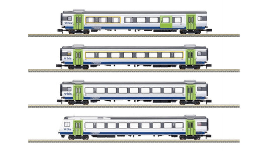 MiniTrix T18293 BLS Golden Pass Line Car Set