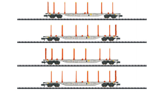 MiniTrix 18710 Type Sgns KLV Flat Car Set