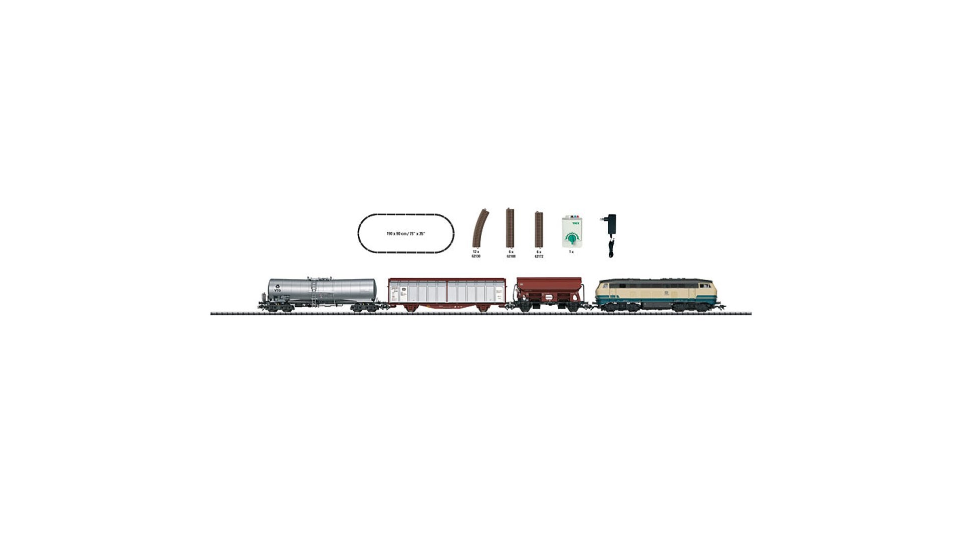 Trix 21526 Freight Train BR 216 Starter Set – Micro Macro Mundo Hobby Store
